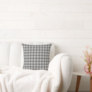 Gray Combination Diamond Pattern van Shirley Taylo Kussen