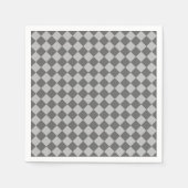 Gray Combination Diamond Pattern van Shirley Taylo Servetten (Voorkant)