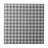 Gray Combination Diamond Pattern van Shirley Taylo Tegeltje (Voorkant)