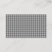 Gray Combination Diamond Pattern van Shirley Taylo Visitekaartje (Voorkant)