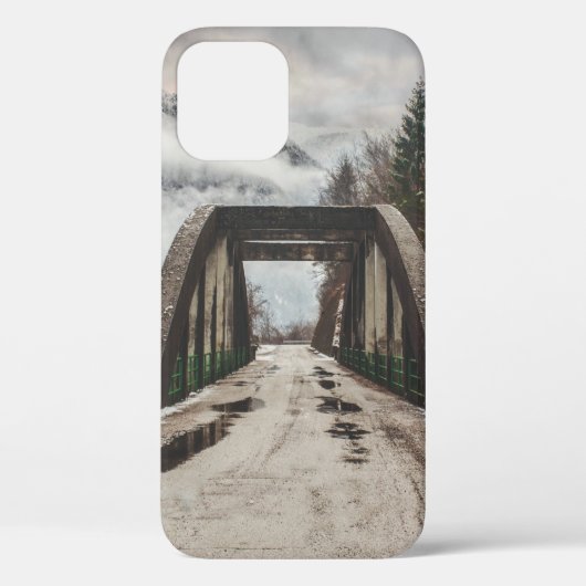 GRAY CONCRETE ARCH BRIDE BESIDE LEAFLESS TREE NEAR Case-Mate iPhone CASE (Achterkant)