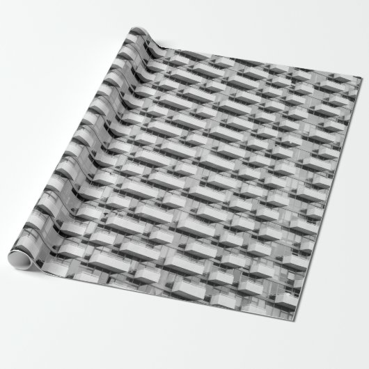 GRAY CONCRETE BOUW CADEAUPAPIER (Uitgerold)
