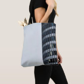 GRAY CONCRETE BOUW ONDER WITTE SKY TIJDENS DAG TOTE BAG (Dichtbij)