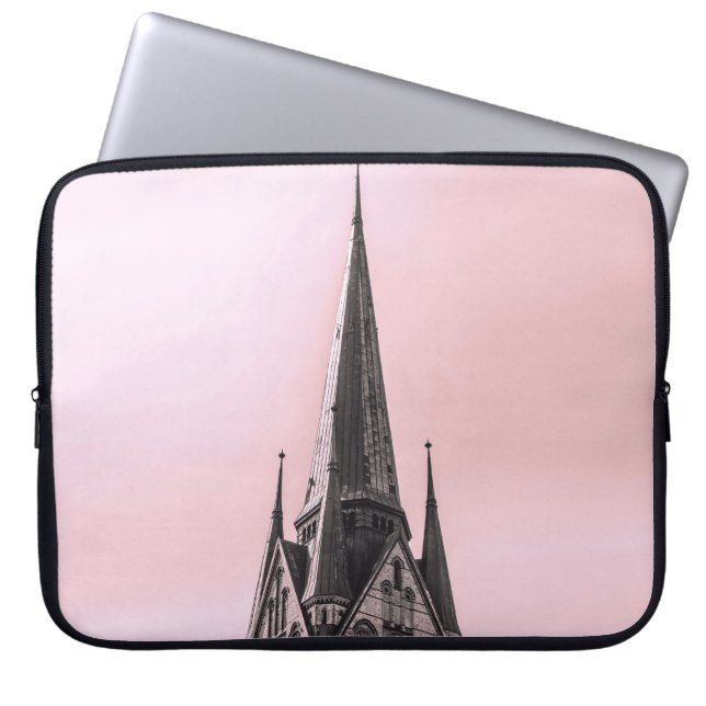 GRAY CONCRETE BOUW TIJDENS DAGEN LAPTOP SLEEVE (Voorkant)