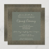 GRAY COPPER MOSAIC STIPPEN GRAND OPENING CEREMONY KAART (Voorkant / Achterkant)