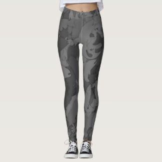 Gray Country Girl Vist Camouflage Patroon Leggings