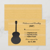 Gray Country Guitar Response Kaart (Voorkant / Achterkant)