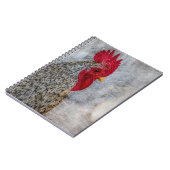 Gray Country Rooster Notitieboek (Linkerzijde)
