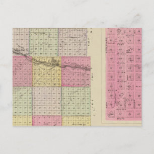 Gray County, Montezuma, Stowe, Kansas Briefkaart