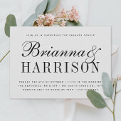 Gray Couples Names Wedding Shower Kaart