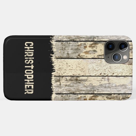 Gray crème en zwarte bijthout Case-Mate iPhone case (Achterkant (horizontaal))