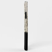 Gray crème en zwarte bijthout Case-Mate iPhone case (Achterkant/rechts)