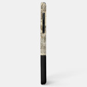 Gray crème en zwarte bijthout Case-Mate iPhone case (Achterkant/links)