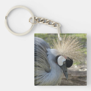 Gray Crowned Crane Sleutelhanger