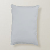 Gray Cute Little Bunny Rabbit met aangepaste naam Accent Kussen (Achterkant (Verticaal))