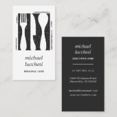 Gray Cutlery | Restaurants voor cateringproducten Visitekaartje (Voorkant / Achterkant)
