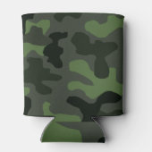 Gray dark green camouflage nr. 14 print blikjeskoeler (Achterkant)