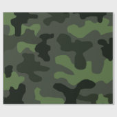 Gray dark green camouflage nr. 14 print cadeaupapier (Vlak)