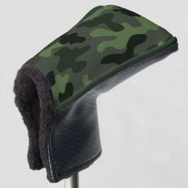 Gray dark green camouflage nr. 14 print golfheadcover