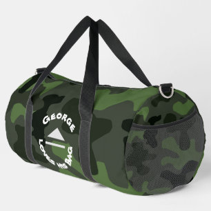 Gray dark green camouflage nr. 14 print plunjezak