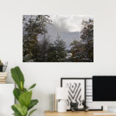 Gray Day Beauty Poster (Thuiskantoor)