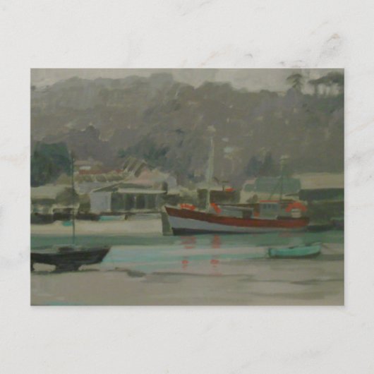 Gray Day Fisherman's Quay Briefkaart (Voorkant)