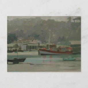 Gray Day Fisherman's Quay Briefkaart