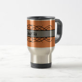 Gray Deco Flourish Reisbeker (Voorkant rechts)