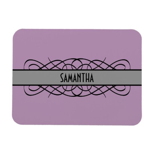 Gray Deco Vourish Premium Magnet Magneet (Horizontaal)