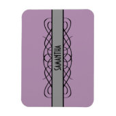 Gray Deco Vourish Premium Magnet Magneet (Verticaal)