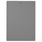 Gray Decorative Circle Monogram Klembord (Achterkant)