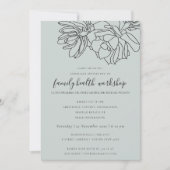 GRAY DESERT CACTI SUCCULENT SKETCH WORKSHOP EVEN KAART (Voorkant)