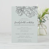 GRAY DESERT CACTI SUCCULENT SKETCH WORKSHOP EVEN KAART (Staand voorkant)