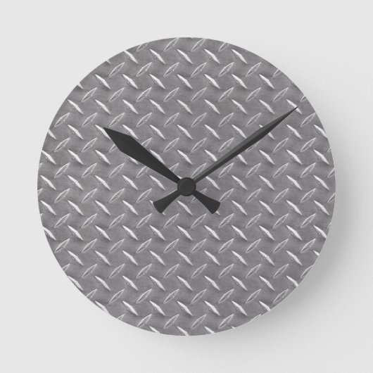 Gray Diamond Bord Ronde Klok (Voorkant)