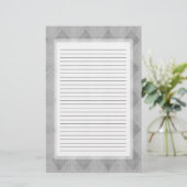 Gray Diamond Lond Stationery Briefpapier (Staand voorkant)