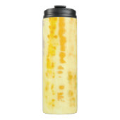 Gray Dirty Art Painting. Shibori Pattern. Bardo Br Thermosbeker (Voorkant)