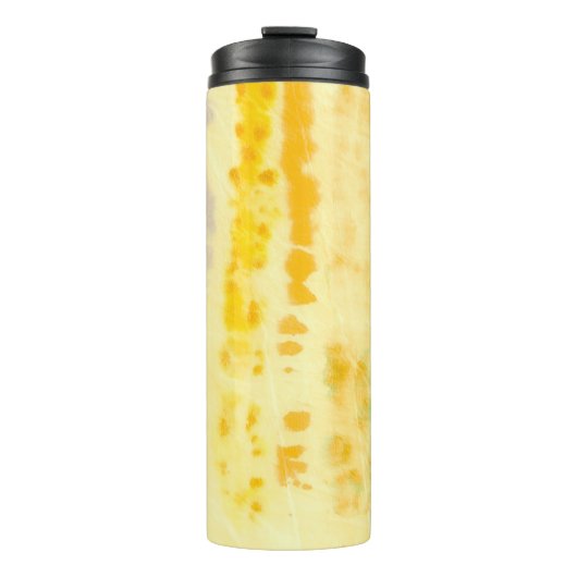 Gray Dirty Art Painting. Shibori Pattern. Bardo Br Thermosbeker (Voorkant)