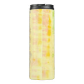 Gray Dirty Art Painting. Shibori Pattern. Bardo Br Thermosbeker (Achterkant)