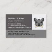 Gray Dog, Dog Trainer Visitekaartje (Voorkant)