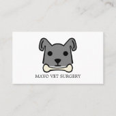 Gray Dog, Veterinarian Service Visitekaartje (Voorkant)