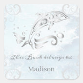 Gray Dolphin Book Sticker (Voorkant)