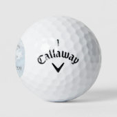 Gray Dolphin Personalized Golf Balls Golfballen (Logo)