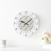 Gray Dragonfly Pattern Grote Klok (Huis)