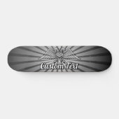 Gray Eagle met twee hoofden Skateboard (Horizontaal)