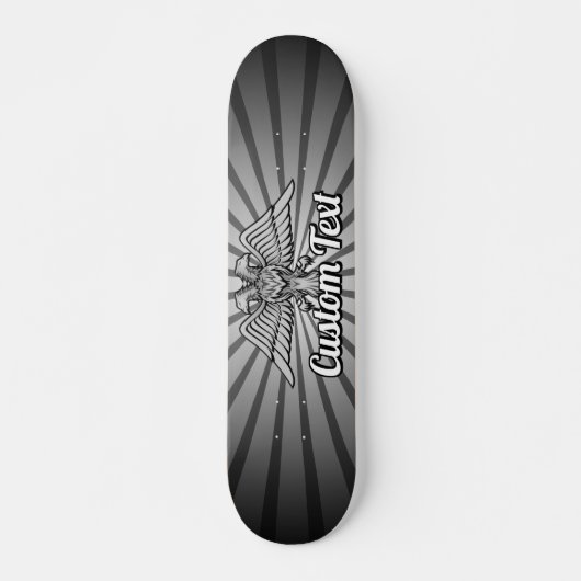 Gray Eagle met twee hoofden Skateboard (Voorkant)