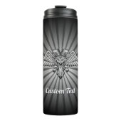 Gray Eagle met twee koppen Thermal Tumbler Thermosbeker (Voorkant)
