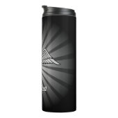 Gray Eagle met twee koppen Thermal Tumbler Thermosbeker (Geroteerd rechts)