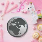Gray Earth Wereldbol Papier Borden Papieren Bordje (Feest)