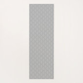 Gray Elegant Damask Yoga Mat (Achterkant)