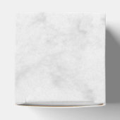 Gray Elegant Marble Wedding Bedankdoosjes (Bovenkant)